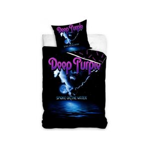 Carbotex Bavlněné povlečení 140x200 + 70x90 cm - Deep Purple Smoke On the Water