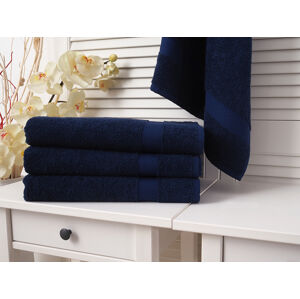 Bavlněný froté ručník 50x100 Adria - Tmavě modrý
