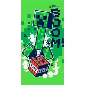 Jerry Fabrics Bavlněná froté osuška 70x140 cm - Minecraft Boom