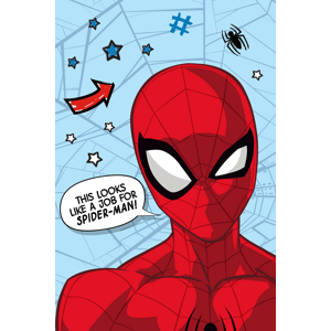 Jerry Fabrics Deka mikroflanel 100x150 cm - Spider-man