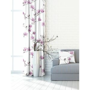Zatemňovací dekorační závěs nebo látka, Satinet magnolie, 150 cm