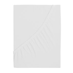 Jersey prostěradlo Andrea Simone box - Bílá Rozměr: 200 x 200