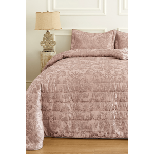 Přehoz na postel ADRIANA v dárkovém balení s polštáři Růžová Set na dvojlůžko