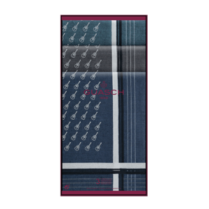 Bavlněné pánské kapesníky NERES, 6 ks V dárkovém boxu 6 ks Mix 43 x 43 cm
