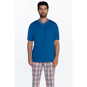 GUASCH Pánské pyžamo JOEL Modrá XL