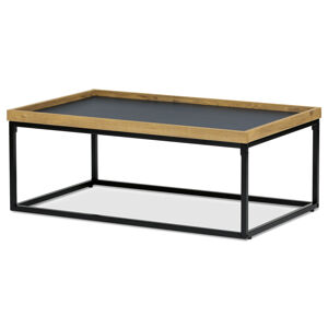 Konferenční stůl s hranou a obvodovou podnoží, 100 x 60 x 39 cm