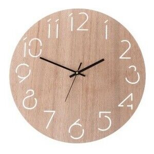 Nástěnné hodiny Light wood, pr. 40,6 cm, dřevo