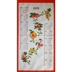 Forbyt, Kalendář textilní, Ovoce 2019