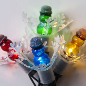 Světelný řetěz Astra LED mini Sněhulák barevná, 20 žárovek