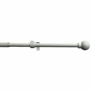 Záclonová souprava roztažitelná Koule 16/19 mm bílá, 200 - 350 cm