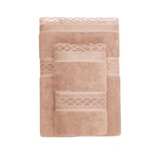 Soft Cotton Dárkové balení ručníků a osušek SELYA Bronzová