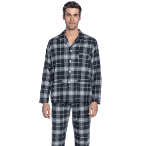 GUASCH Pánské pyžamo SAMUEL Tmavě šedá XL