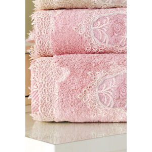 Soft Cotton Malé ručník DESTAN 30x50cm Starorůžová