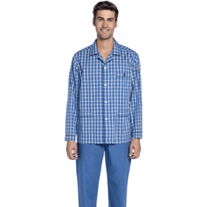 GUASCH Pánské pyžamo EMANUEL Světle modrá 3XL