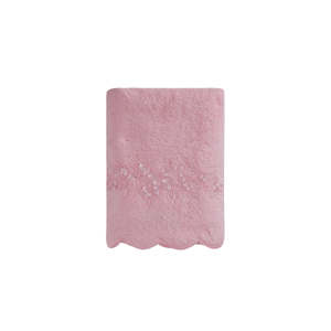 Soft Cotton Ručník SILVIA s krajkou 50x100cm Růžová