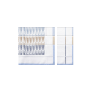 Bavlněné pánské kapesníky PONTOS, 6 ks V dárkovém boxu 6 ks Mix Sada (6ks, 40x40 cm)