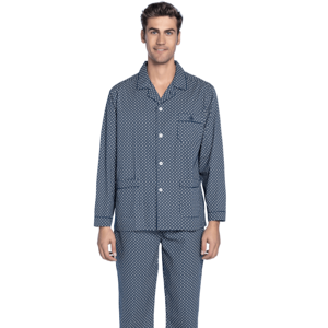 GUASCH Pánské pyžamo ADOLFO Tmavě modrá XL