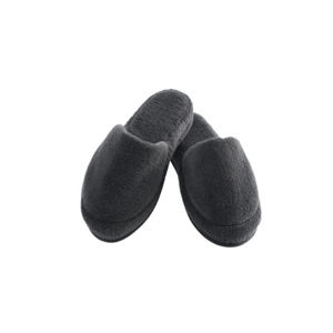 Soft Cotton Unisex pantofle COMFORT Černá antracit 28 cm