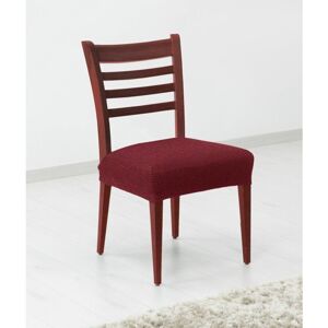 Potah elastický na sedák židle, komplet 2 ks Denia, bordová