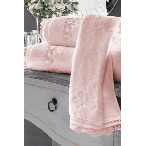 Soft Cotton Malé ručník LUNA, 3x 32x50cm Růžová